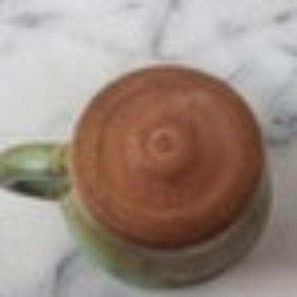 Frankoma Pottery 94M Wagon Wheel Coffee Mug Prairie Green Vi… - Picture 8 of 9